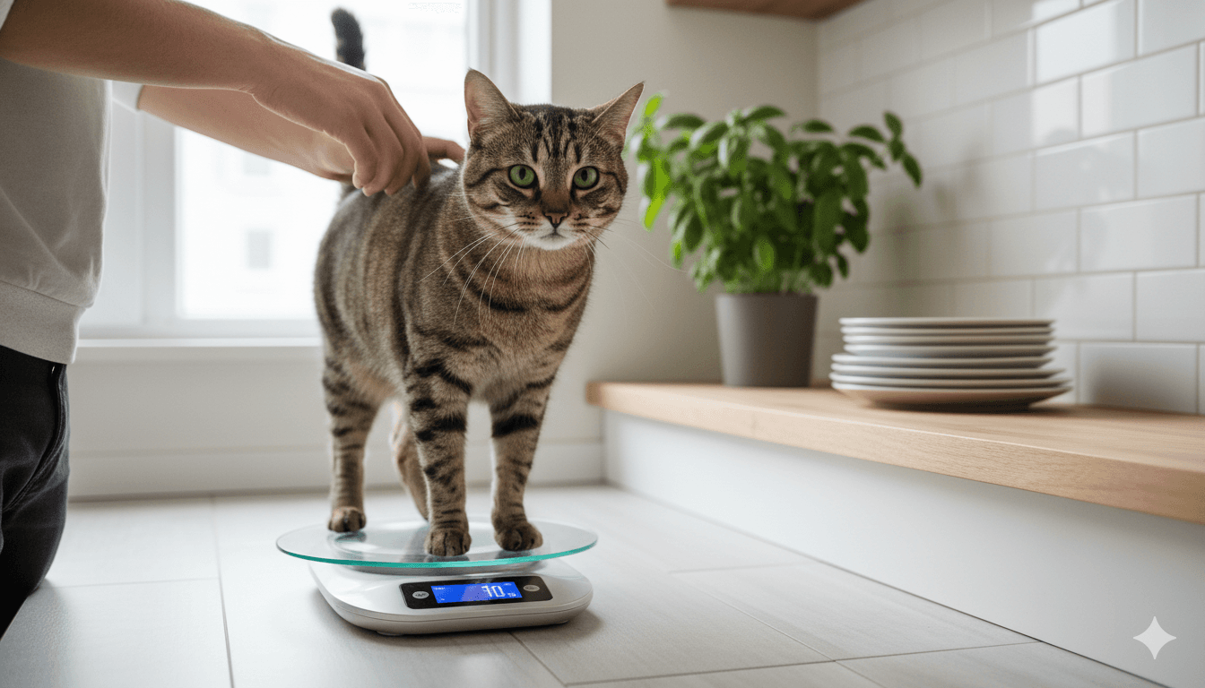 고양이 체중별 급여 가이드