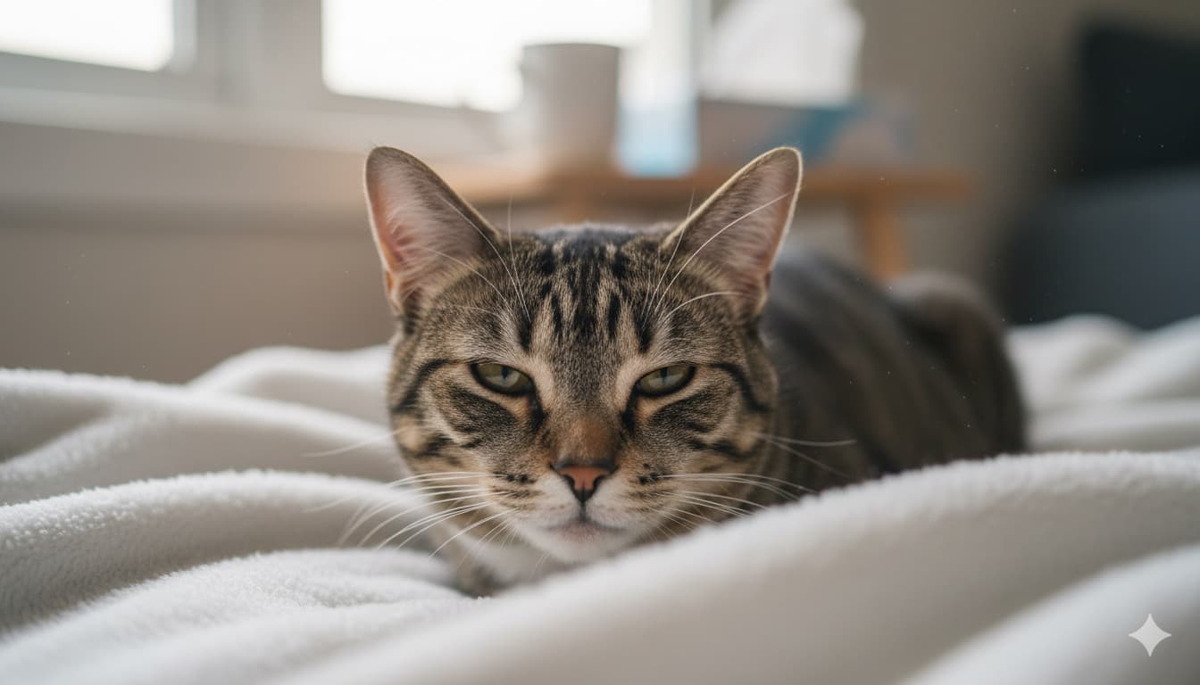 고양이 상부 호흡기 감염 - 감기 증상과 치료법