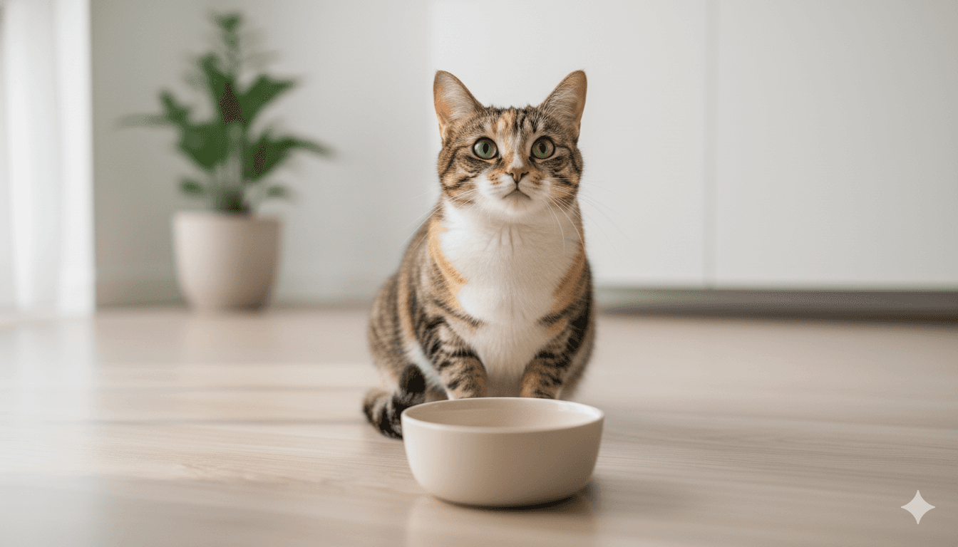 고양이 하루 급여량은 얼마일까?